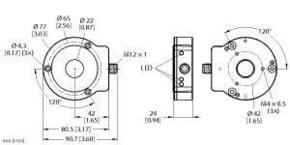 Turck Berührungsloser Drehgeber RI360P0-E #1590911