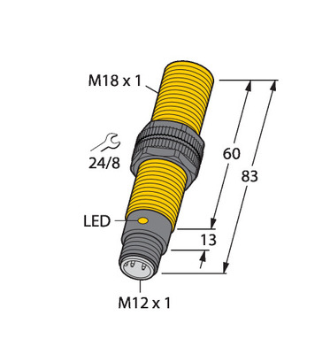 Turck Sensor kapazitiv BC5S18AN4XH1141/S250