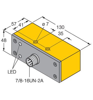 Turck Sensor induktiv NI30Q130ADZ30X2B1131