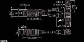 Turck Zweifachverteiler VBRK4.42WSC4T5/5/TXL