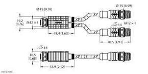 Turck Zweifachverteiler VBRK4.4-2 #6629967