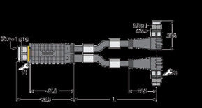Turck Zweifachverteiler VBRK4.4-2 #6630404