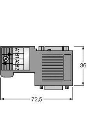 Turck Sub-D Steckverbinder konfektionierbar 6ES7972-0B #6780101