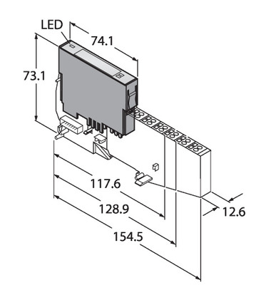 Turck Elektronikmodul BL20-2DO- #6827137