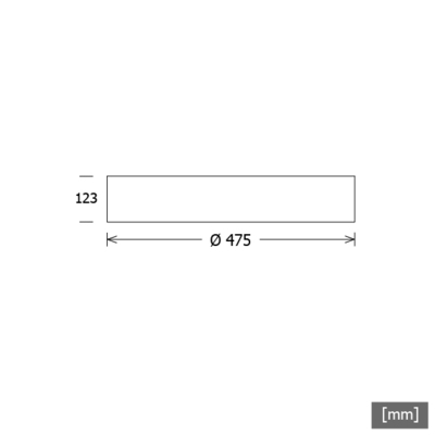 LTS Licht&Leuchten LED-Anbauleuchte 43W 3000K 2901lm PLL22475301/DALI si