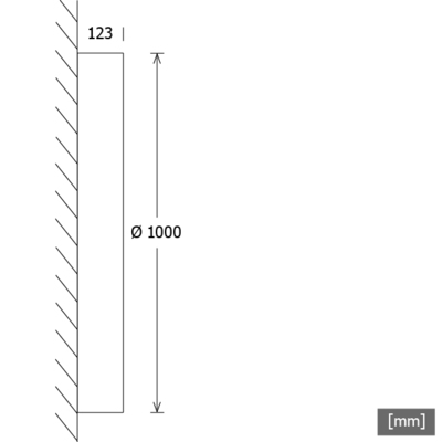 LTS Licht&Leuchten LED-Wandleuchte 165W 4000K 9366lm PLL231000401/DALI si