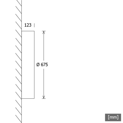 LTS Licht&Leuchten LED-Wandleuchte 99W 3000K 7409lm PLL23675301/DALI weiß