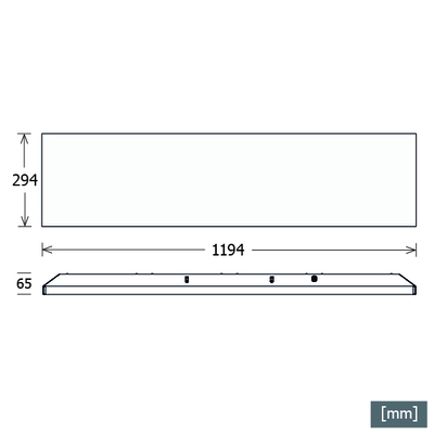 LTS Licht&Leuchten LED-Einlegeleuchte 51W 3000K 4596 lm PLL5912030301/DALI