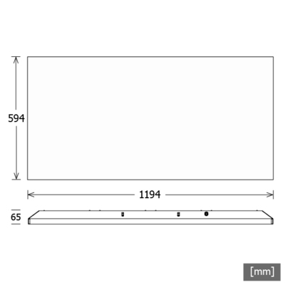 LTS Licht&Leuchten LED-Einlegeleuchte 102W 4000K 9815 lm PLL5912060401/DALI