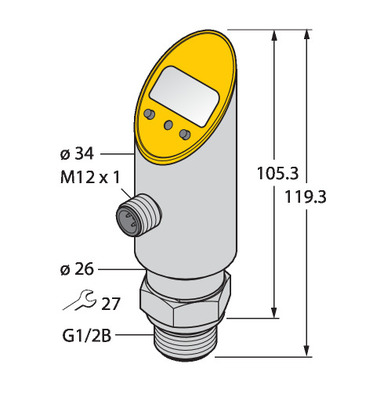 Turck Drucksensor frontbündig PS400R-609 #6833053