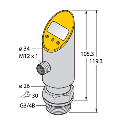Turck Drucksensor frontbündig PS400R-606 #6833064