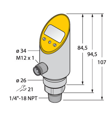 Turck Drucksensor PS01VR3032UPN8XH1141
