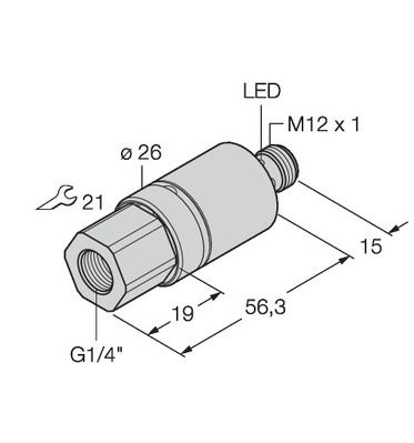 Turck Drucksensor PC100R-201 #6833721