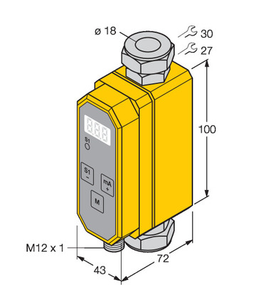Turck Inline-Sensor Auswertelektronik FTCI-18D1 #6870046