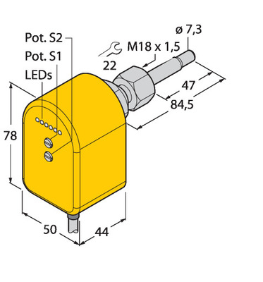 Turck Strömungssensor FTCSTA4P2ARX/230VAC