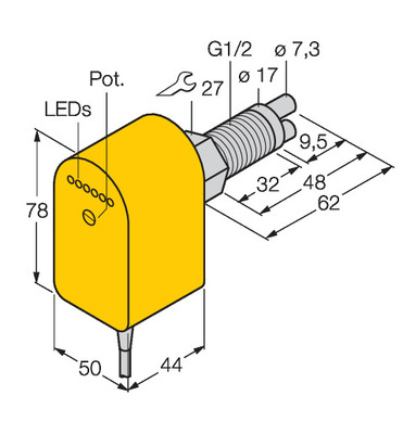 Turck Eintauchsensor FCS-GL1/2 #6870458