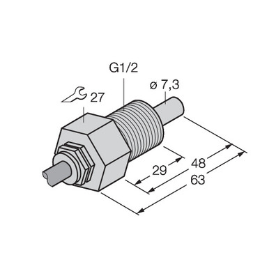 Turck Eintauchsensor FCSGL1/2A4NAEX/D100