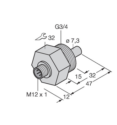 Turck Eintauchsensor FCSG3/4A4NAEX0H1141