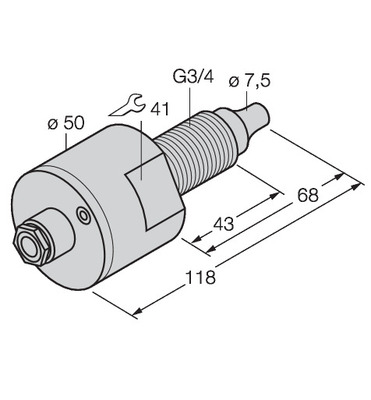Turck Eintauchsensor FCSGL3/4A4NAEX0/D024