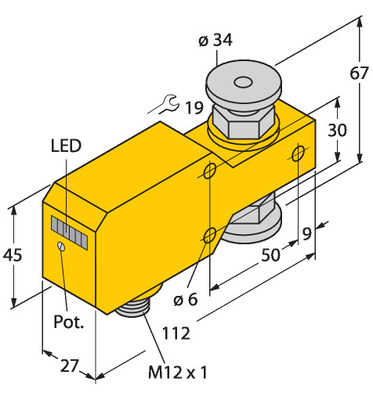 Turck Inline-Sensor FCI34D10A4PAP8XH1141