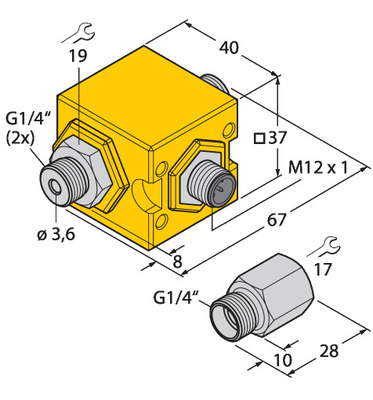 Turck Inline-Sensor FCIC-G1/4 #6870780