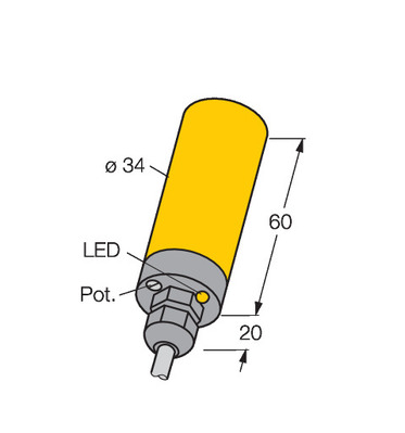 Turck Sensor kapazitiv BC15-K34-VN4X