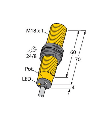 Turck Sensor kapazitiv BC5-S18-RZ3X