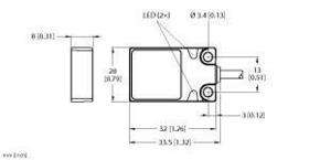Turck Sensor induktiv BI5-Q08-Y1X