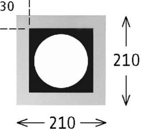 LTS Licht&Leuchten Einbaugehäuse 1-flammig ET140mm SCER 2.1140 si