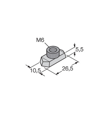 Turck Tragschienenmutter BSS-TSM 2pcs