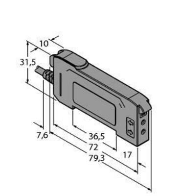 Turck Opto Sensor Lichtleiter DF-G2-PS-2M