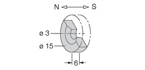 Turck Dauermagnet DMR15-6-3