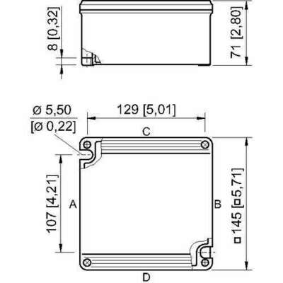 Stahl Klemmenkasten Ex e 1x2-Leiter 4 gr 8118/132-117-0