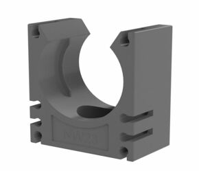 Plica Rohrhalter NW23 schwarz 131102023