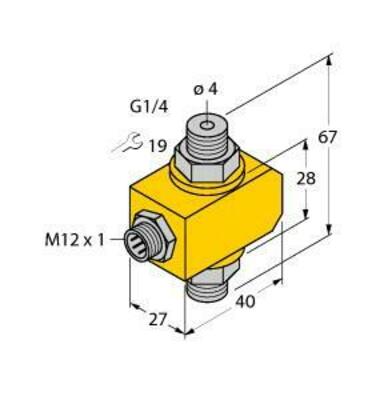 Turck Inline-Sensor FCI-D04A4P-NA-H1141