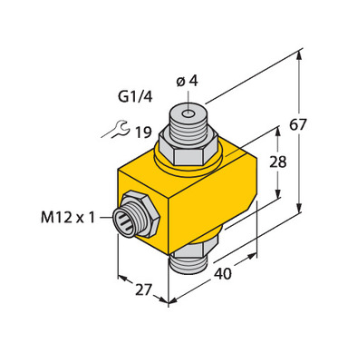 Turck Inline-Sensor FCI-D04A4P-NA-H1141