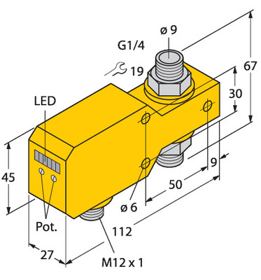Turck Inline-Sensor FCI-D10A4P-LIX-H1141