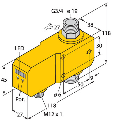 Turck Inline-Sensor FCI-D20A4P-LIX-H1141
