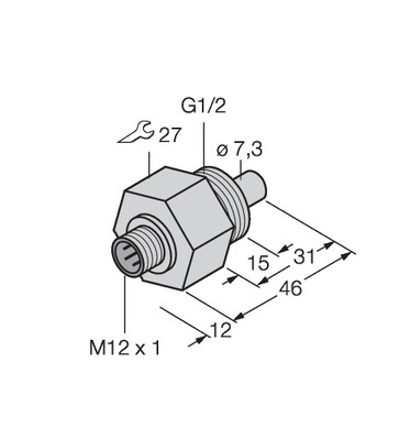 Turck Eintauchsensor FCS-G1/2HB2-NA-H1141