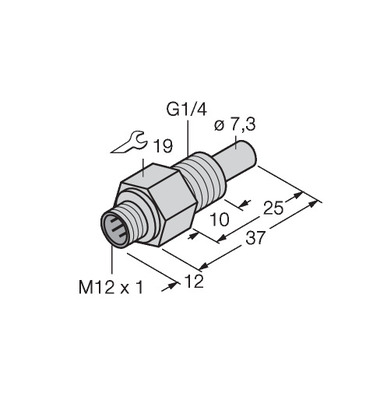 Turck Eintauchsensor FCS-G1/4A4-NA-H1141