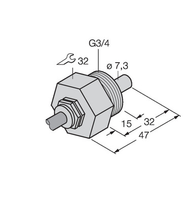 Turck Eintauchsensor FCS-G3/4A4-NAEX0