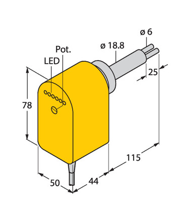 Turck Eintauchsensor FCS-HA2P-LIX/AL115