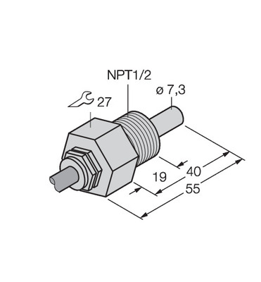 Turck Eintauchsensor FCS-N1/2A4-NAEX/D100