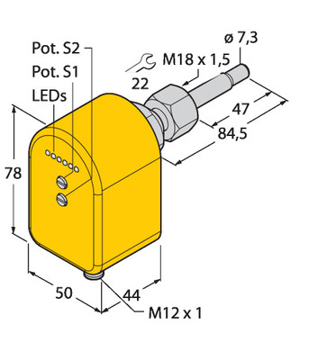 Turck Strömungssensor FCST-A4P-2AP8X-H1140