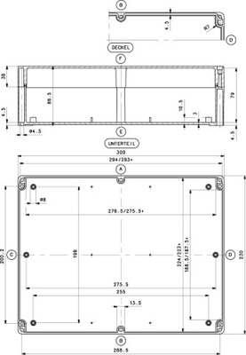 Bernstein ABS-Gehäuse Schnellverschluss GEH.CT-872