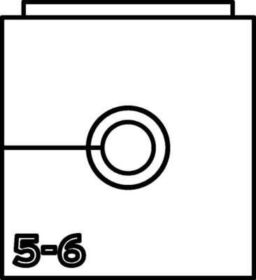 HellermannTyton Einfachtülle VarioPlate 5-6 mm VP-S_5-6