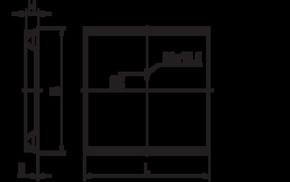 Ridi-Leuchten LED-Einbauleuchte 2x14W 4000K SM-Set EBRE6-R4X055-2/20ND