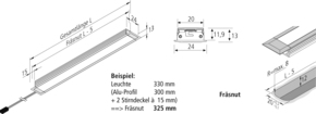 Hera LED IN-Stick SF 830mm dynam. 61001830301