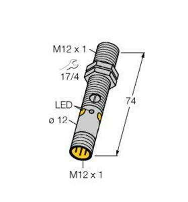Turck Opto-Sensor Einweglichtschranke M12EQ8