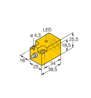 Turck Sensor induktiv NI10-Q25-AN6X